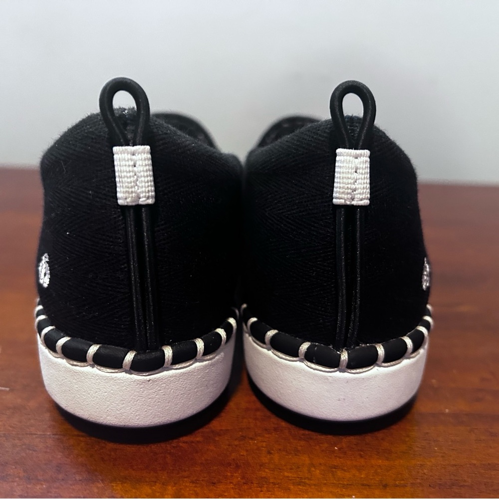 Clarks womens black canvas stepglow slip in size 7 1/2 - Picture 7 of 13
